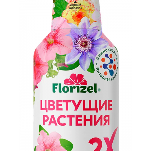 Комплексное удобрение Цветущие растения 0,35 л. Florizel Комплексное удобрение Цветущие растения 0,35 л. Florizel